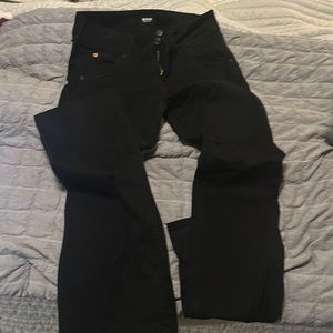 Womans Hudson black stretch flared jeans